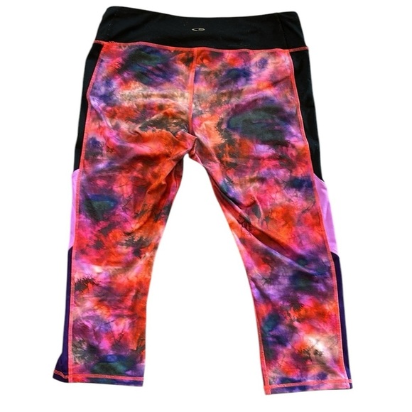 Champion Tie Dye Capri Work Out Pants Size XL - Picture 2 of 5